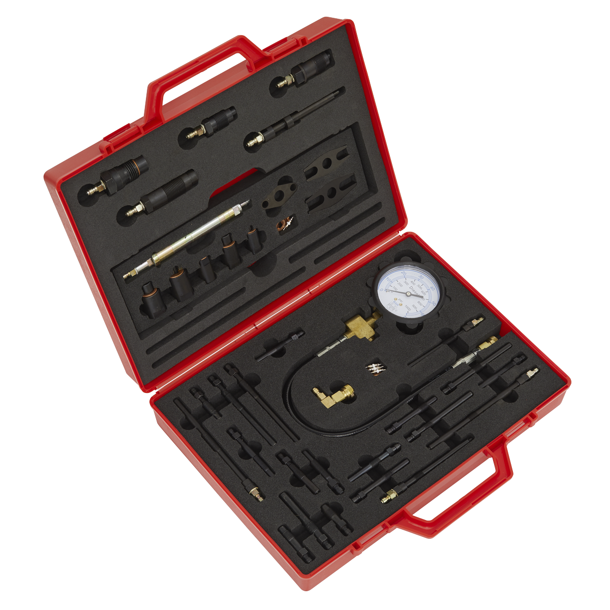 Sealey Diesel Engine Compression Test Kit VS2044 with Gauge and Adaptors