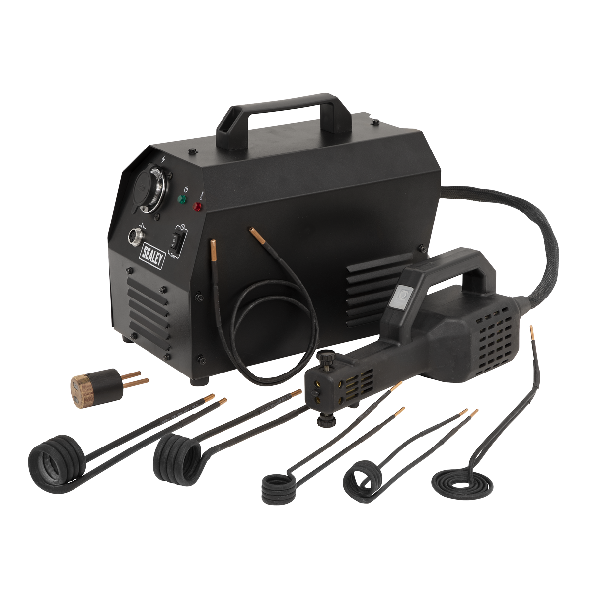 Sealey VS250 Induction Heater 2300W Mobile Fast Heat with Coils & Storage Case