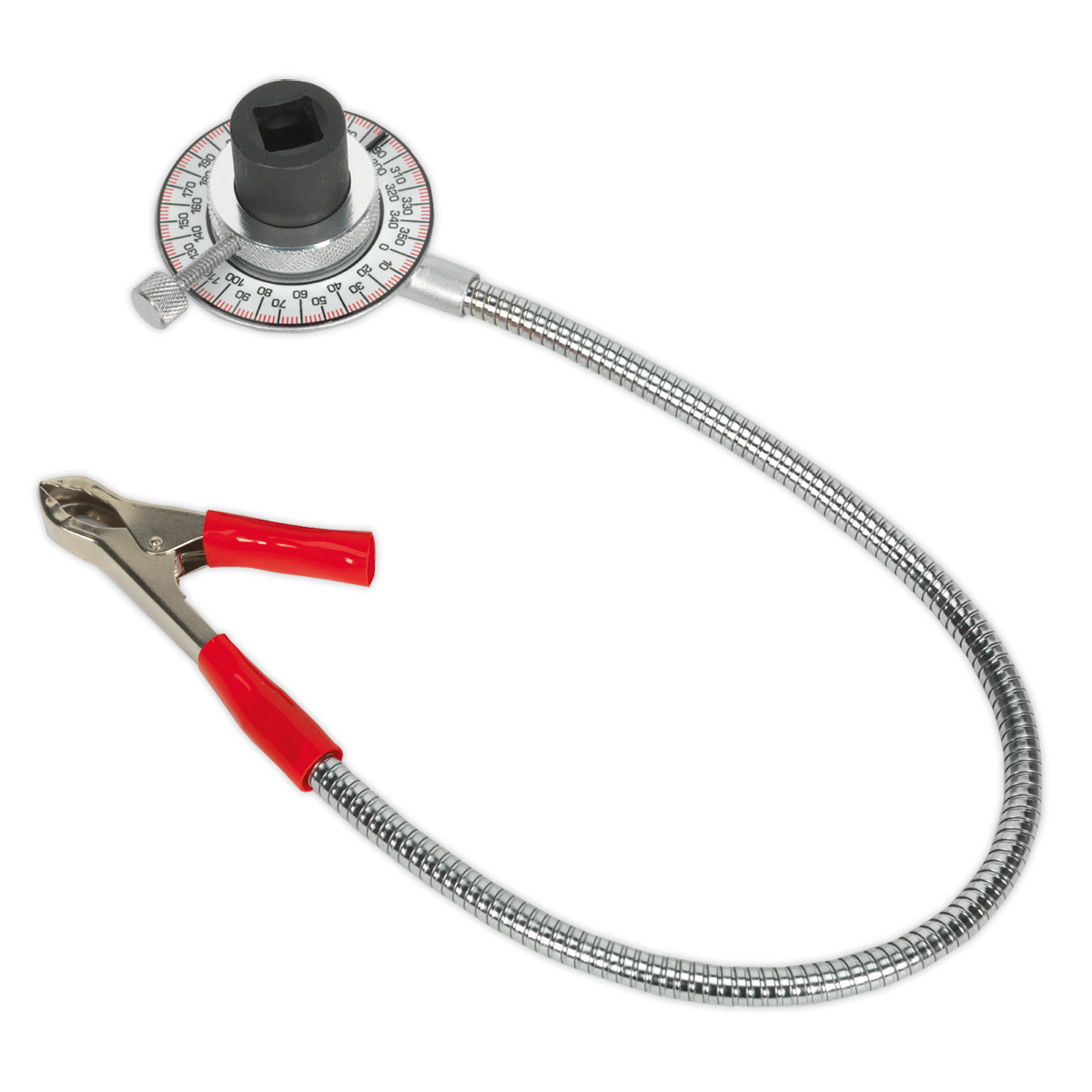 Sealey VS431 Angular Torque Gauge 1/2" Drive Clip-On Long Reach Flexi Arm