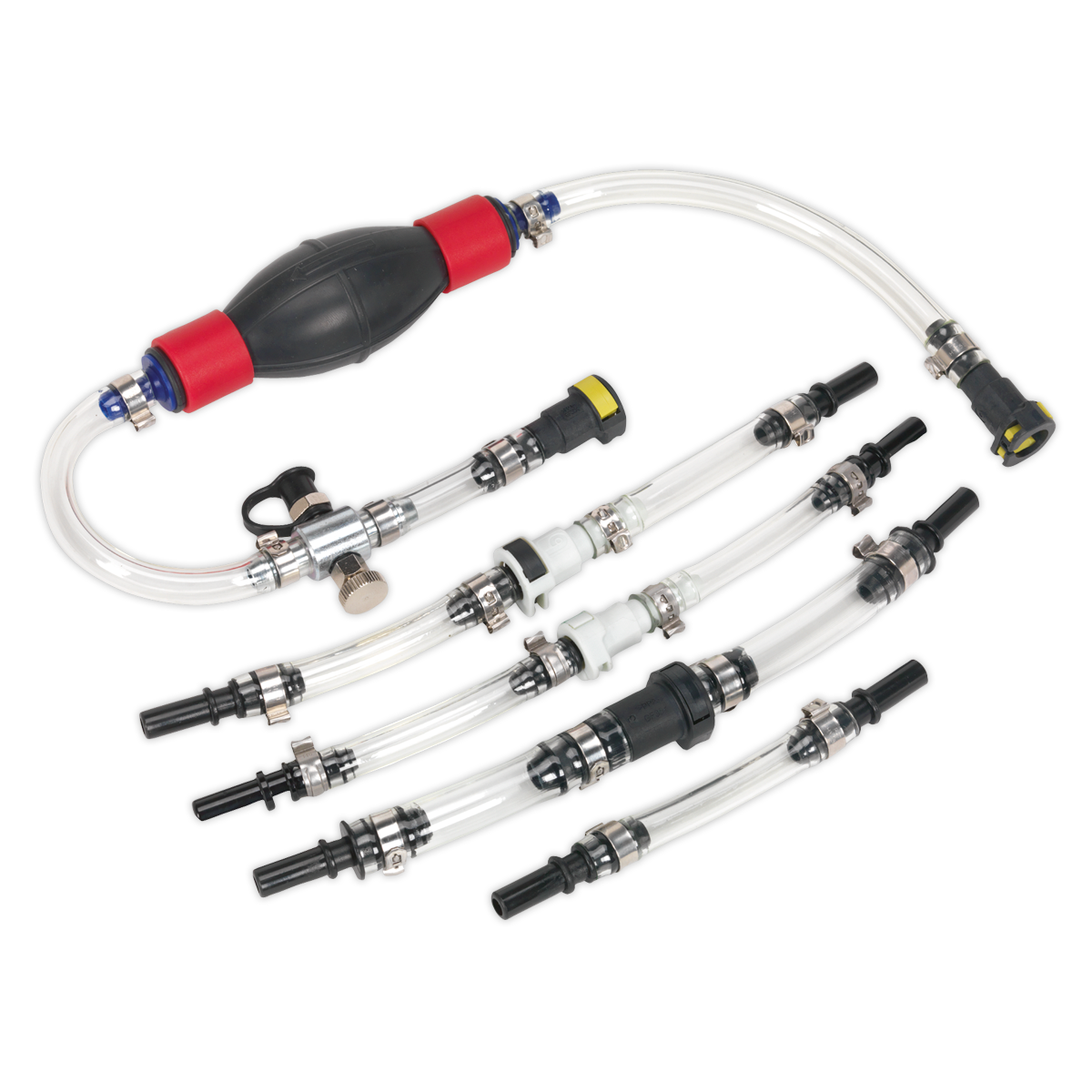 Sealey VS552 Fuel Priming Kit for Ford Low Pressure Fuel Circuit Maintenance