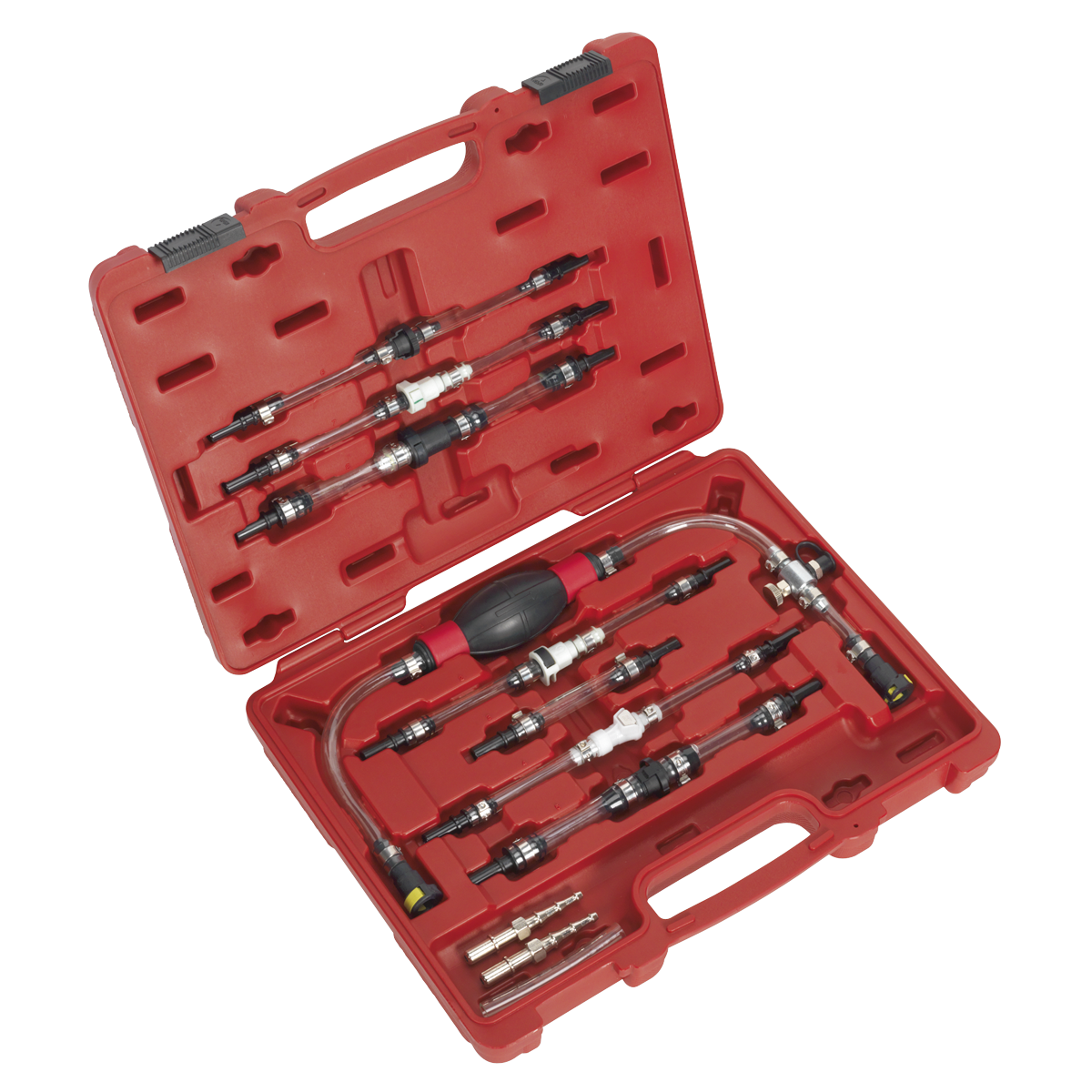 Sealey VS555 Diesel Fuel Priming Set with Quick Connectors for Multiple Brands