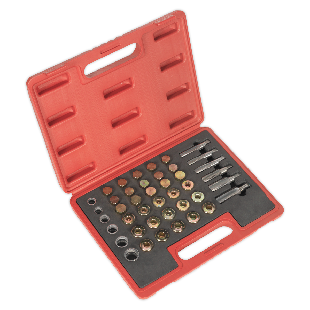 Sealey VS661 Oil Drain Plug Thread Repair Set for Sump Gearbox Differential