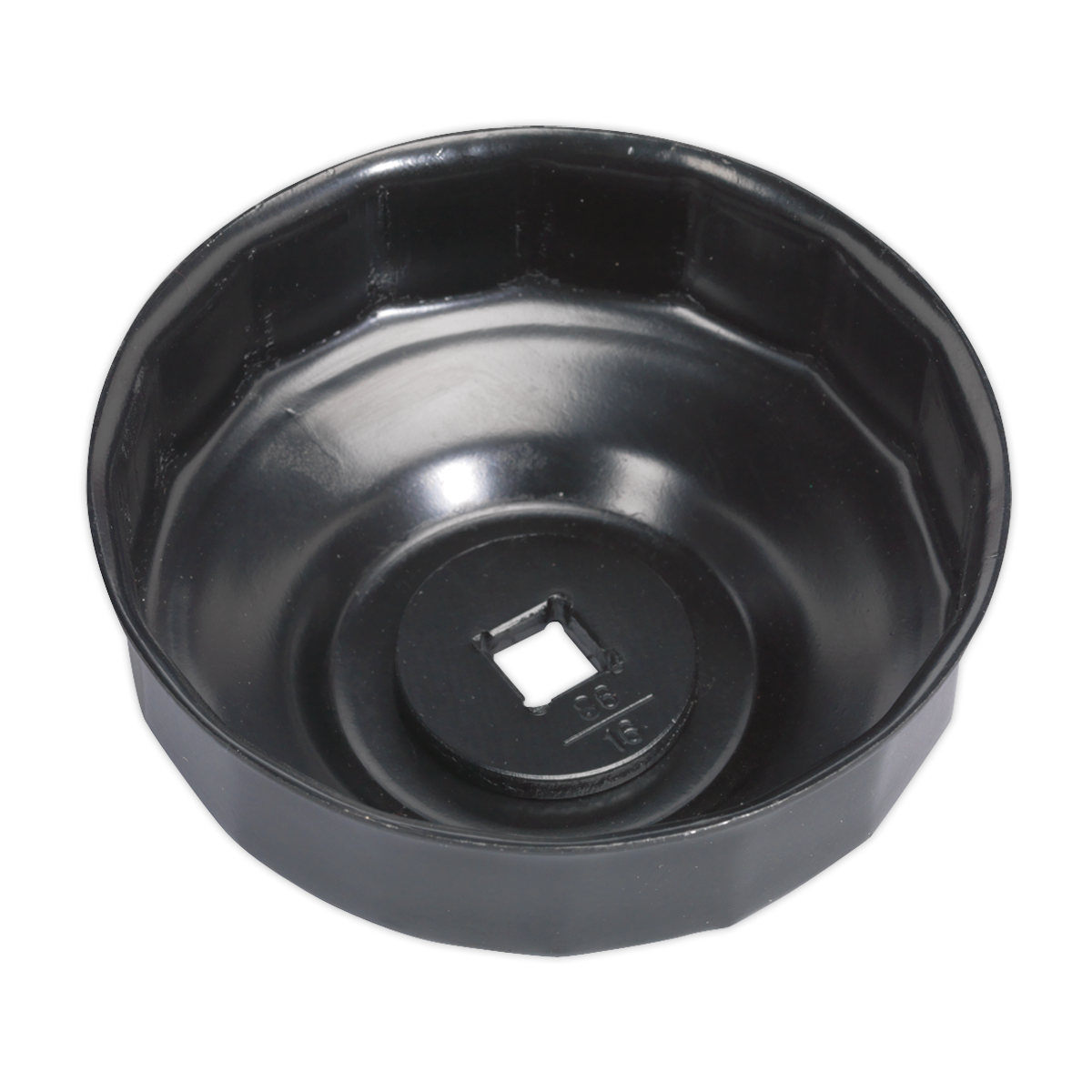 Sealey Oil Filter Cap Wrench 86mm 16 Flutes Low Profile for Volvo VS7006.V2-16