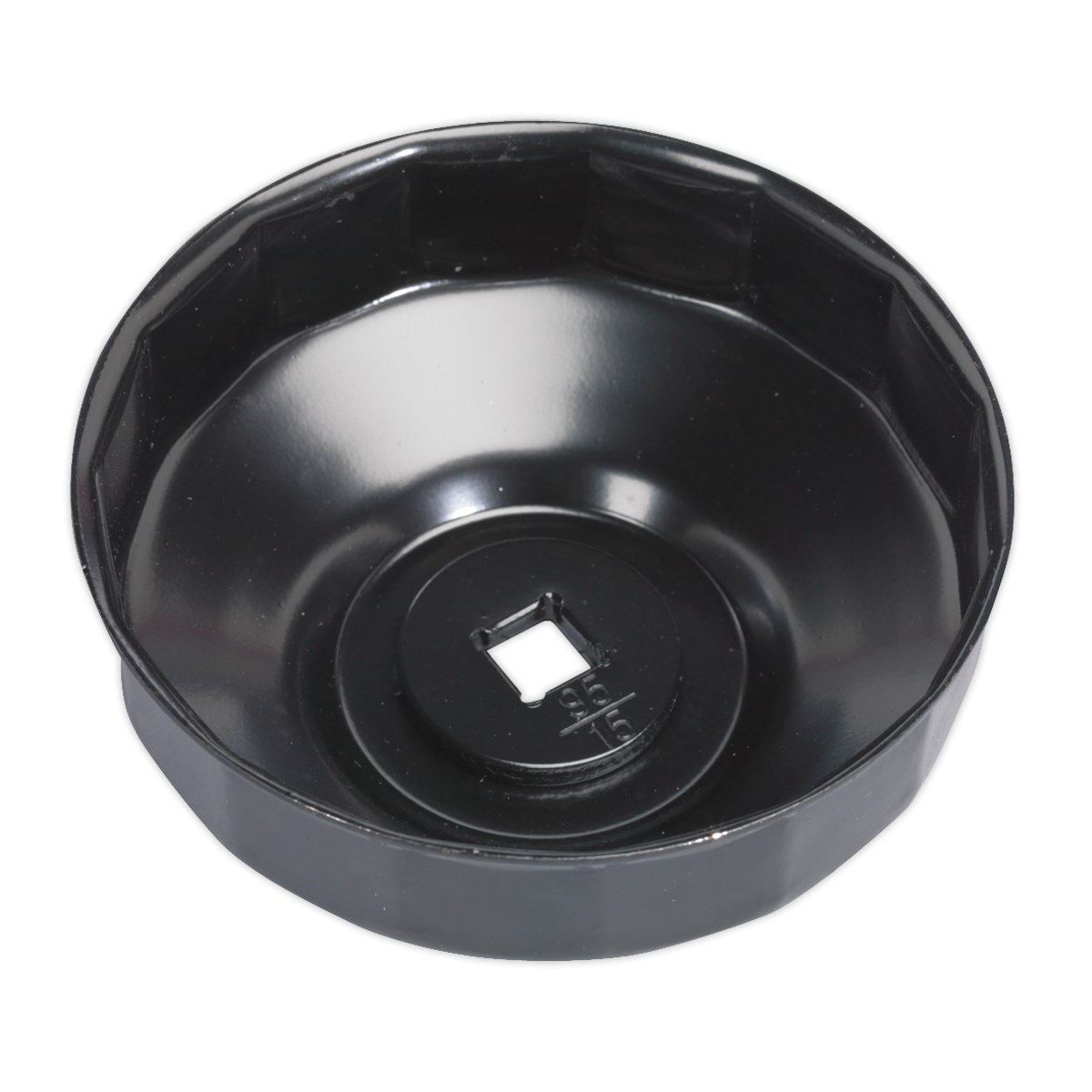 Sealey Oil Filter Cap Wrench 95mm 15 Flutes Low Profile for Ford Transit