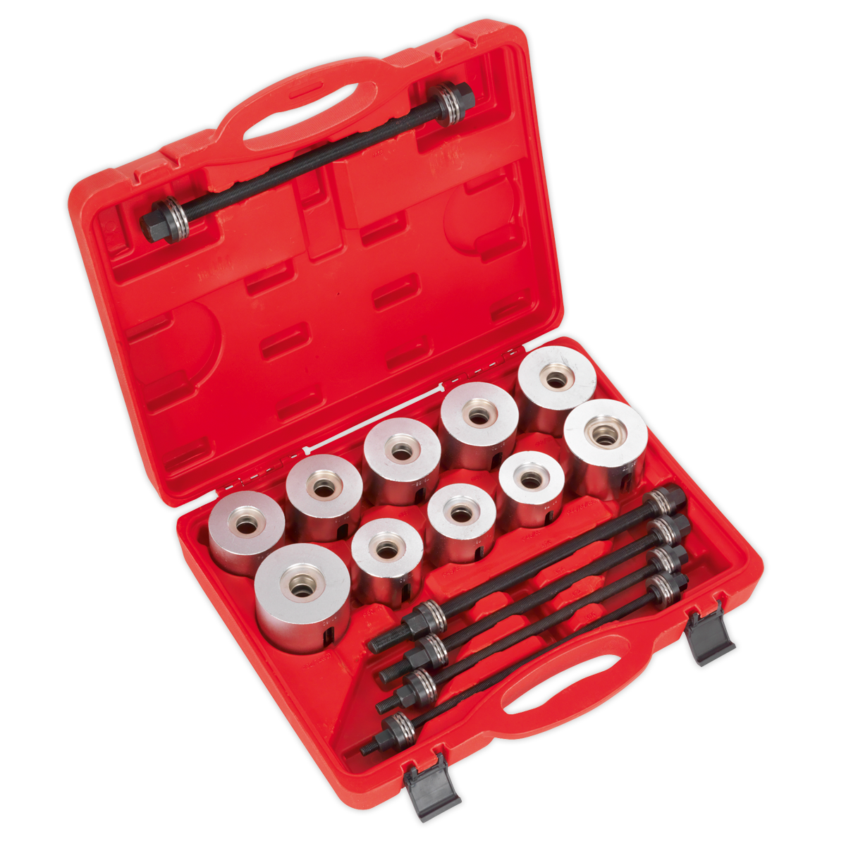 Sealey 27pc Bearing & Bush Removal/Installation Kit with 22 Adaptors & Case