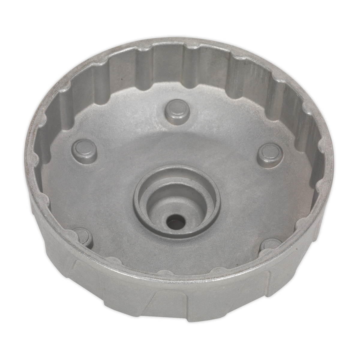 Sealey Oil Filter Cap Wrench 96mm 18 Flutes Renault VS7115 Aluminium Alloy