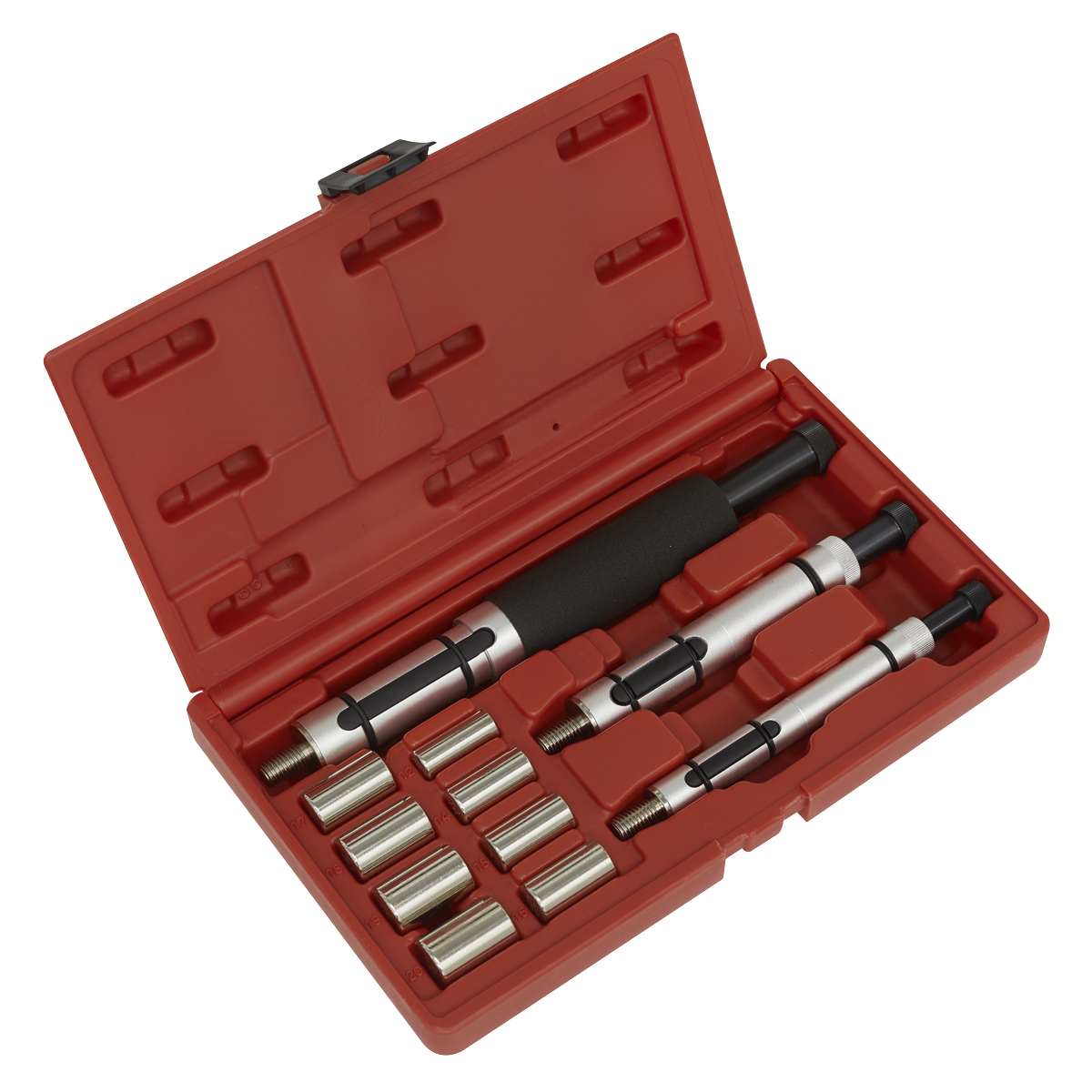 Sealey 11pc Clutch Alignment Tool Set with Interchangeable Spigot Adaptors