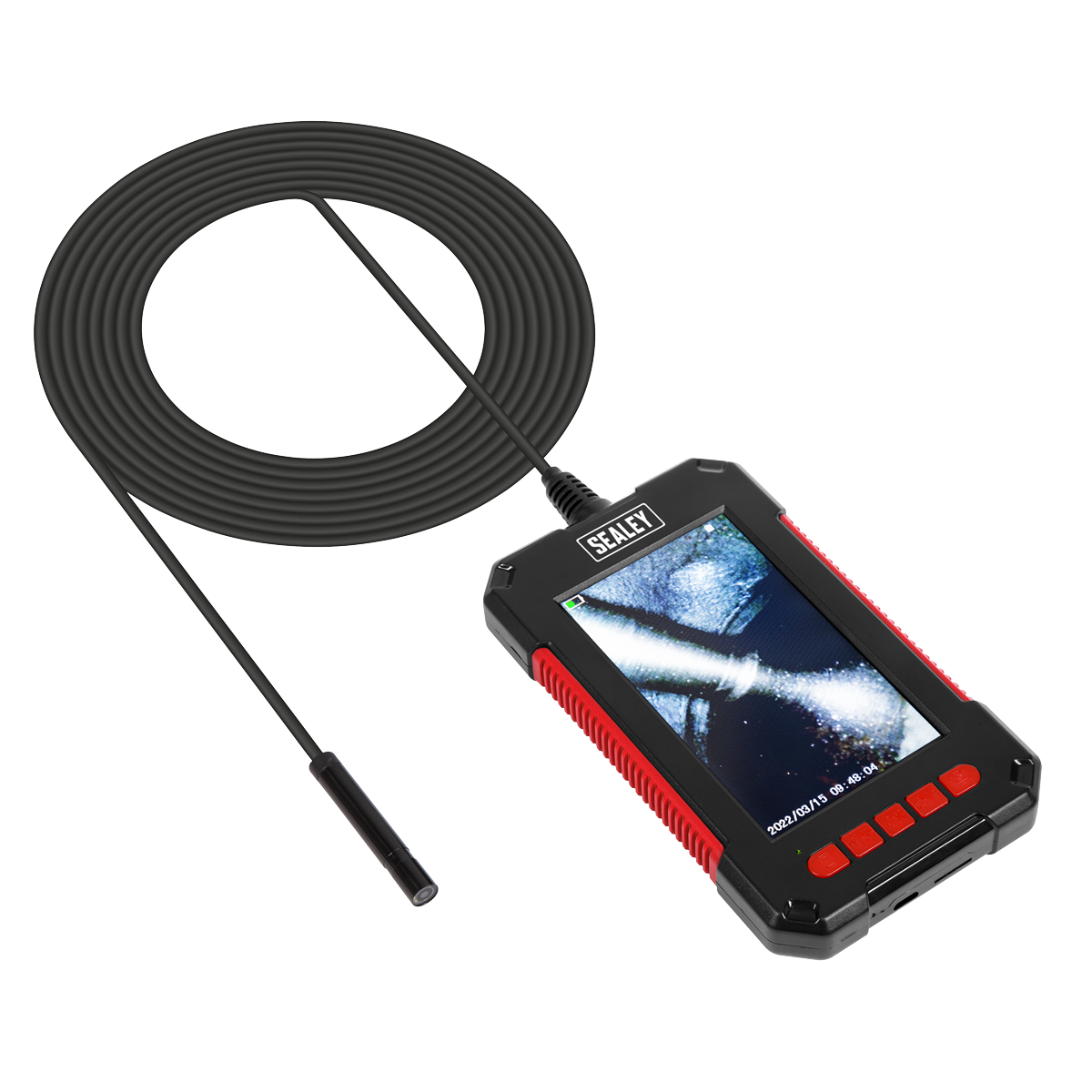 Sealey VS8116 Tablet Video Borescope 8mm Camera 1080p HD Waterproof Probe