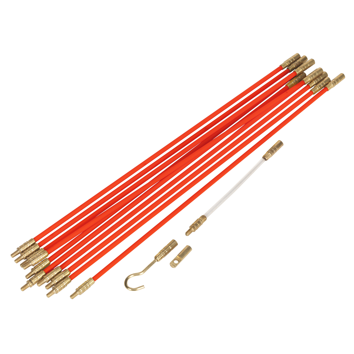 Sealey 12pc Cable Management Tool Set 3.2m for Installers & Technicians
