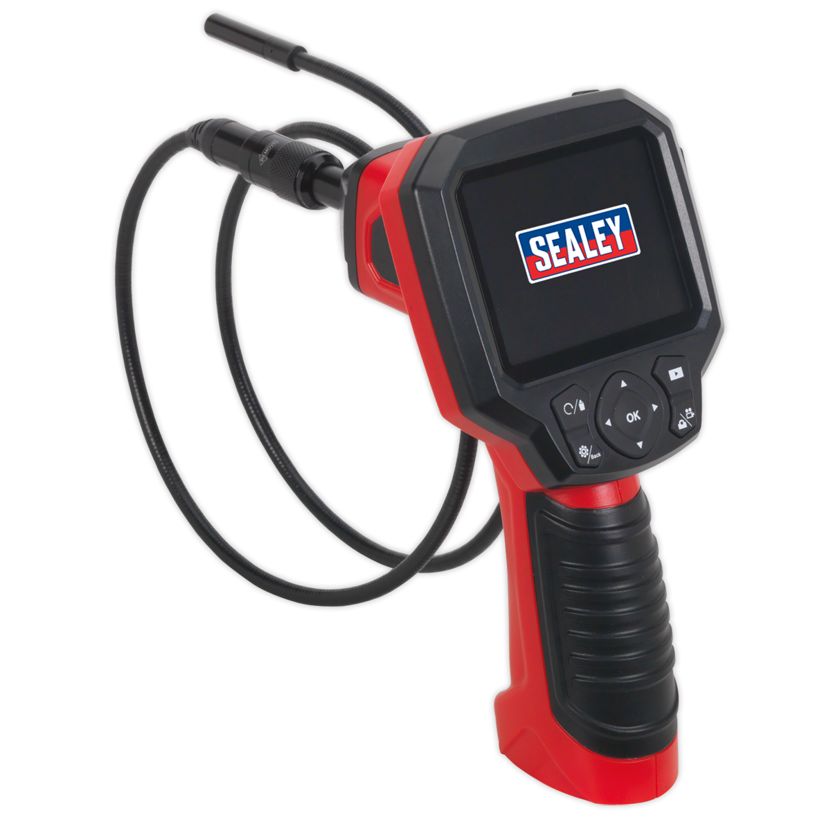 Sealey VS8230 Video Borescope 9mm Camera with 85mm Screen and Accessories