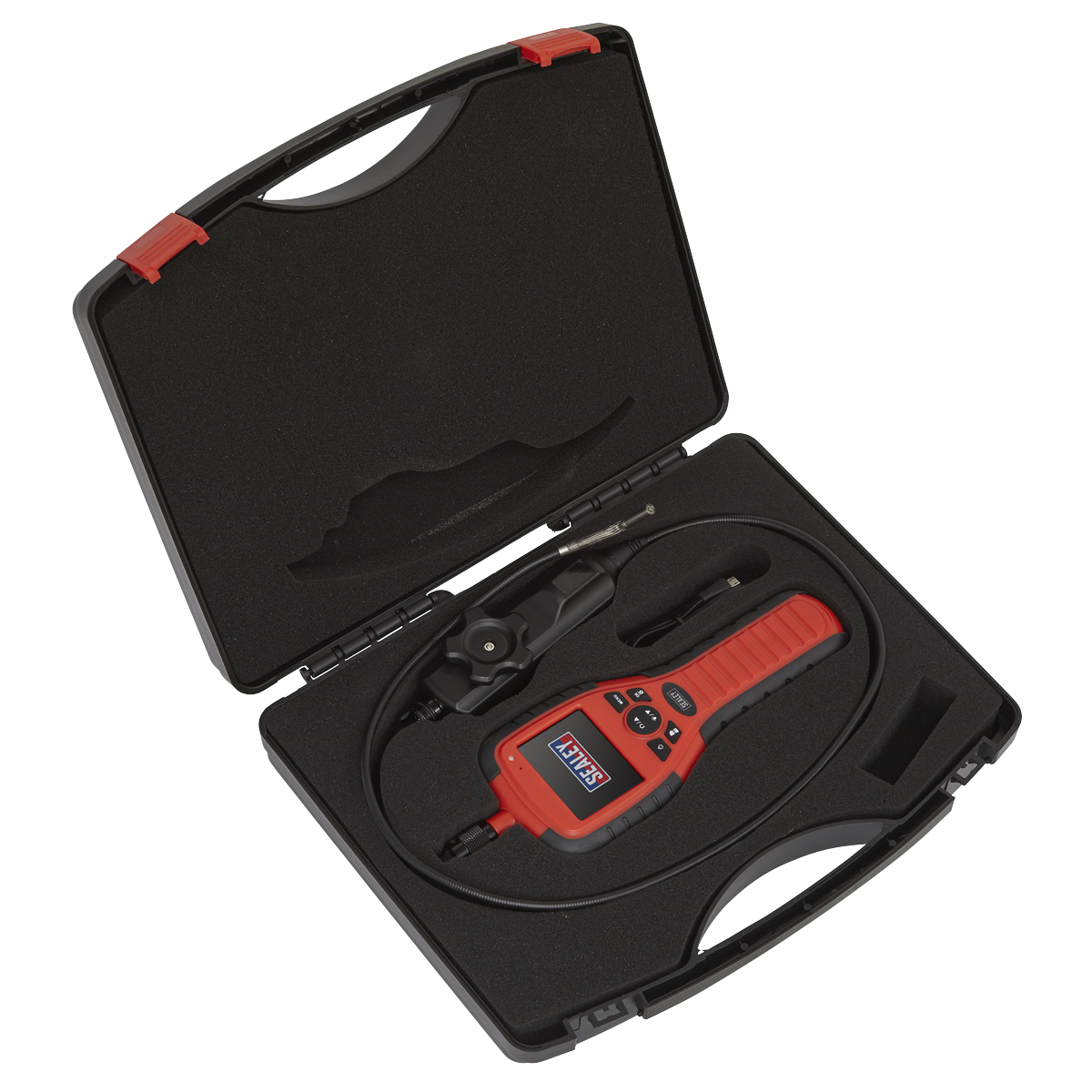 Sealey VS8233A Video Borescope 6mm Articulated Camera with 70mm Display
