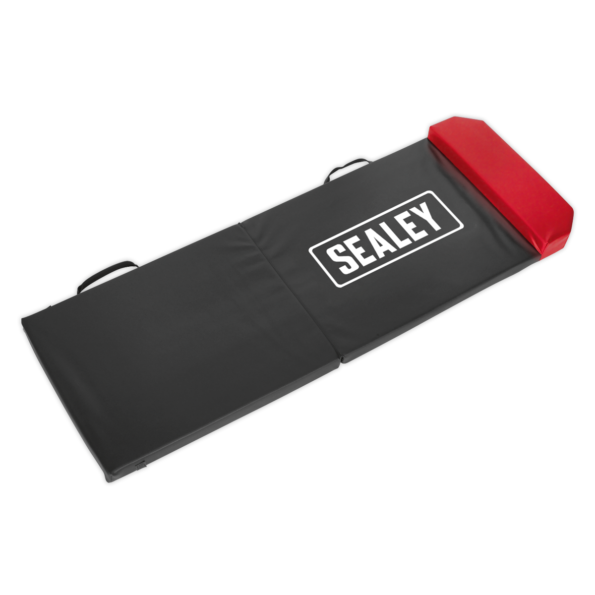 Sealey Folding Mechanic's Mat with Headrest Portable Work Mat for Garage Use