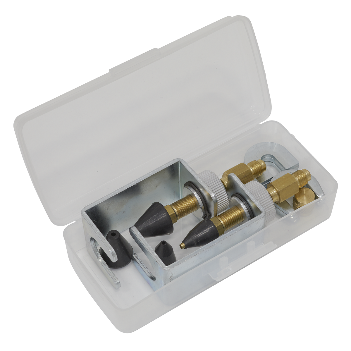 Sealey 13pc Air Conditioning Pressure Test Connector Kit for Vehicle Systems