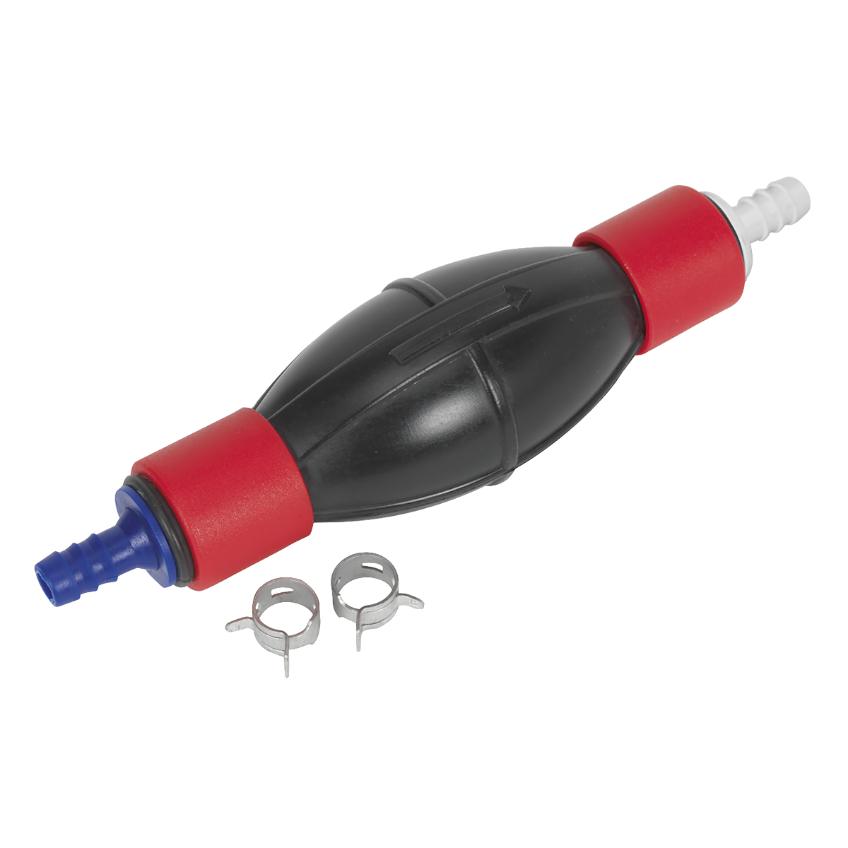 Sealey VSE055 Diesel Petrol Fuel Pump Priming Tool with Fuel Pipe Clips