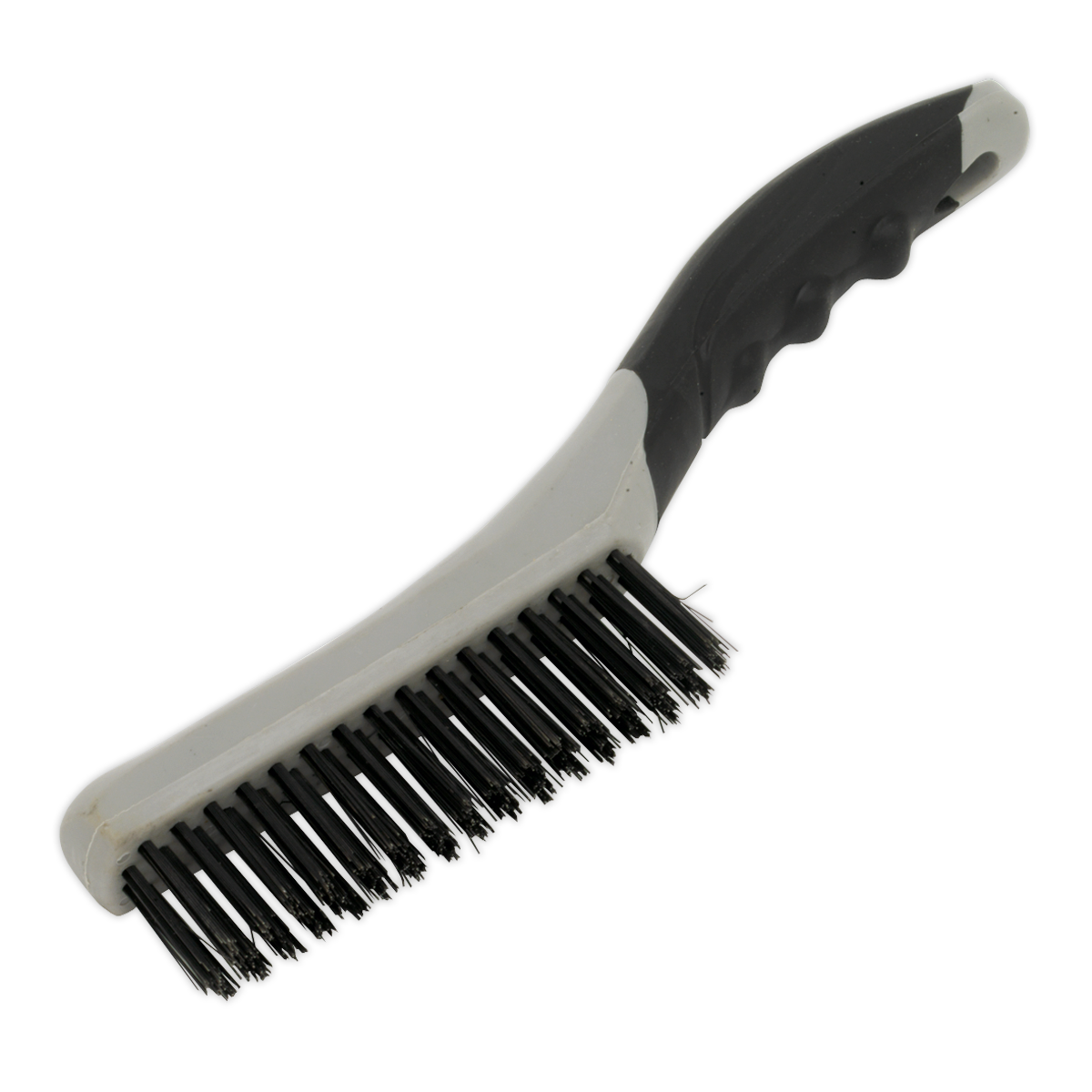 Sealey Wire Brush Steel Fill Soft Grip Handle General Purpose Model WB102