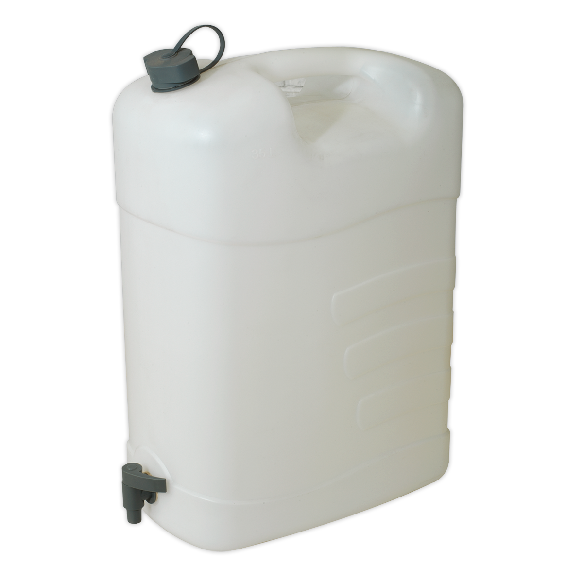 Sealey 35L Fluid Container with Tap Heavy-Duty Food Grade Polyethylene