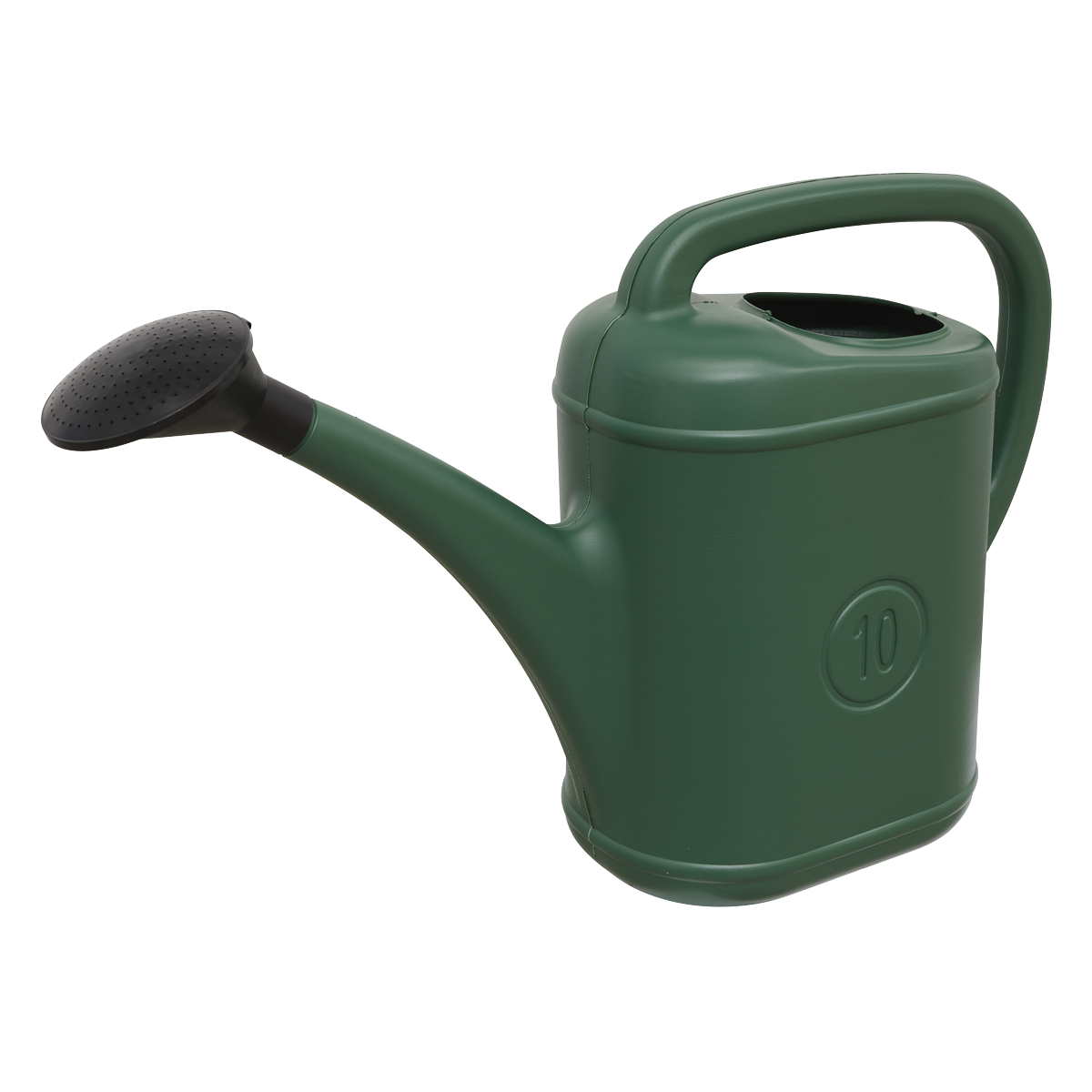 Sealey 10L Plastic Watering Can with Detachable Rose and Easy Carry Handle