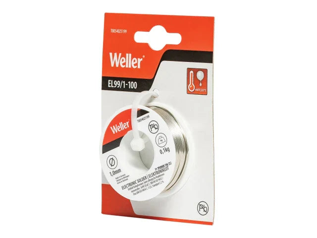 Weller EL99/1-100 Lead-Free Solder 1.0mm 100g for Semi-Professional Use