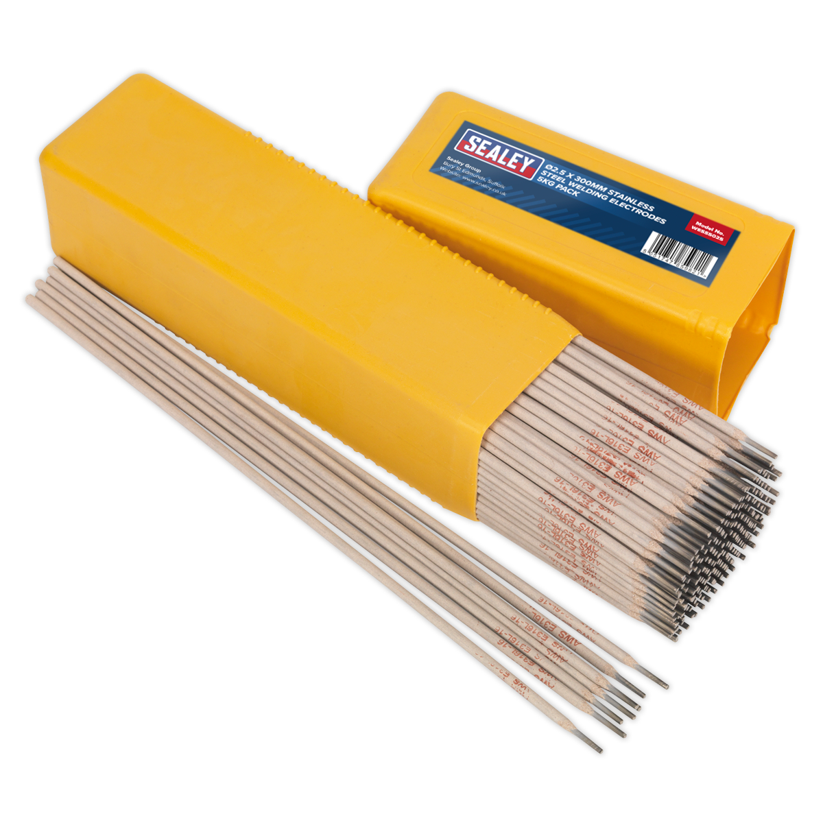 Sealey E316 Stainless Steel Welding Electrodes Ø2.5mm 300mm 5kg Pack