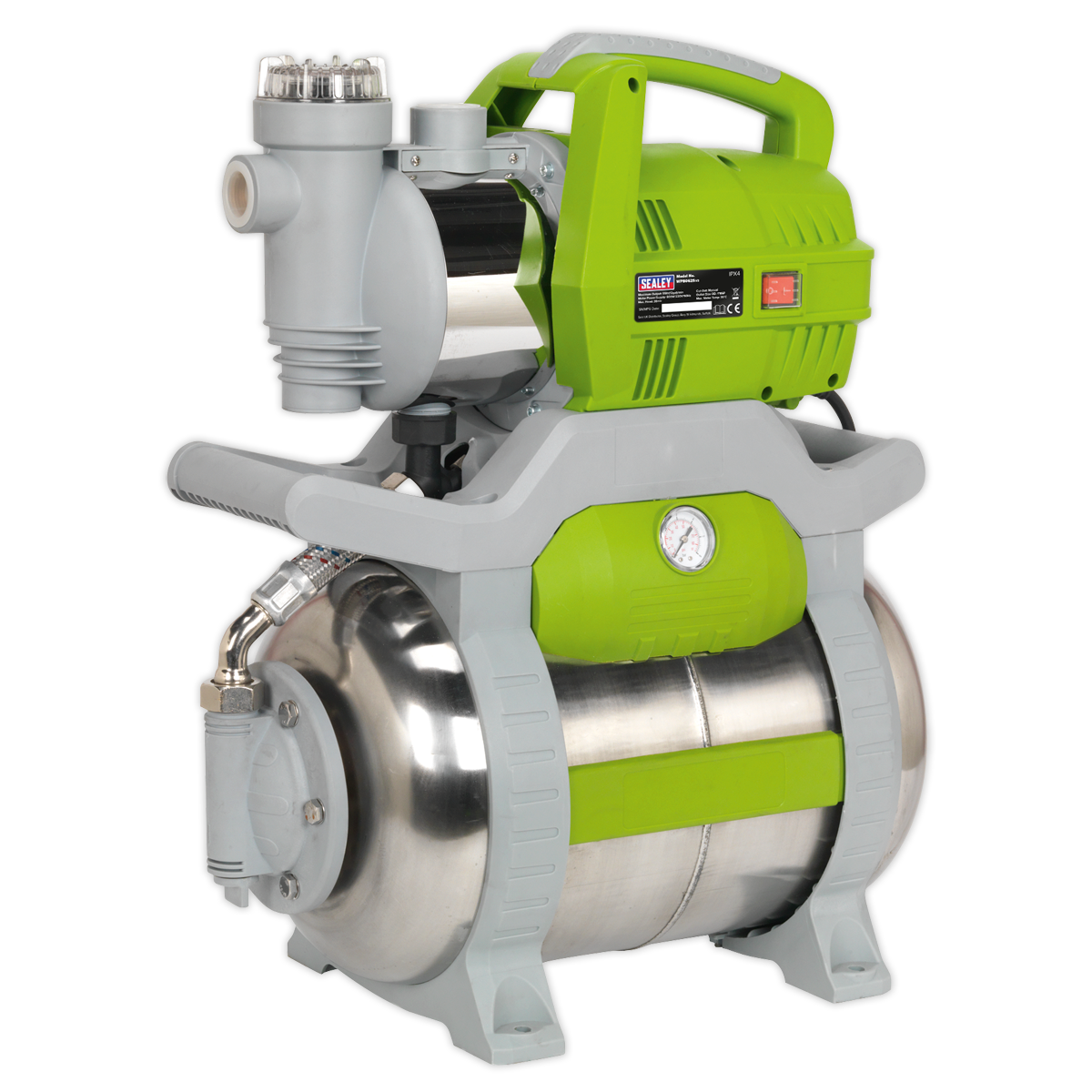Sealey Surface Mounting Booster Pump Stainless Steel 55L/min 230V
