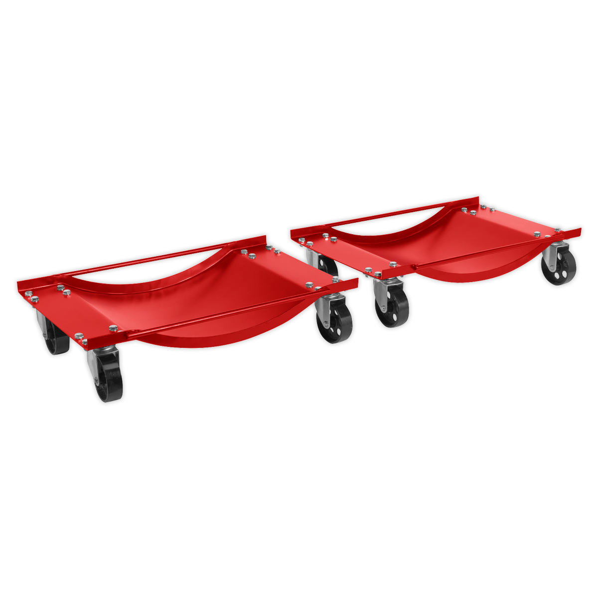 Sealey Wheel Dolly Set 454kg Capacity for Tyres up to 355mm Width WS454