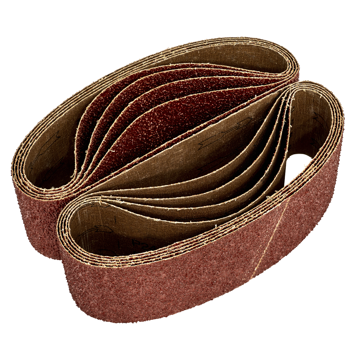 Sealey Sanding Belt 75x533mm 24 Grit Aluminium Oxide Pack of 5 for Woodworking