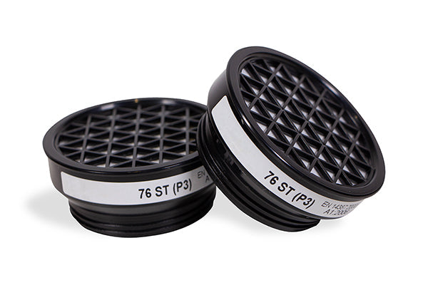 Beeswift P3 Filters Pair Black for Protection Against Toxic Particulates