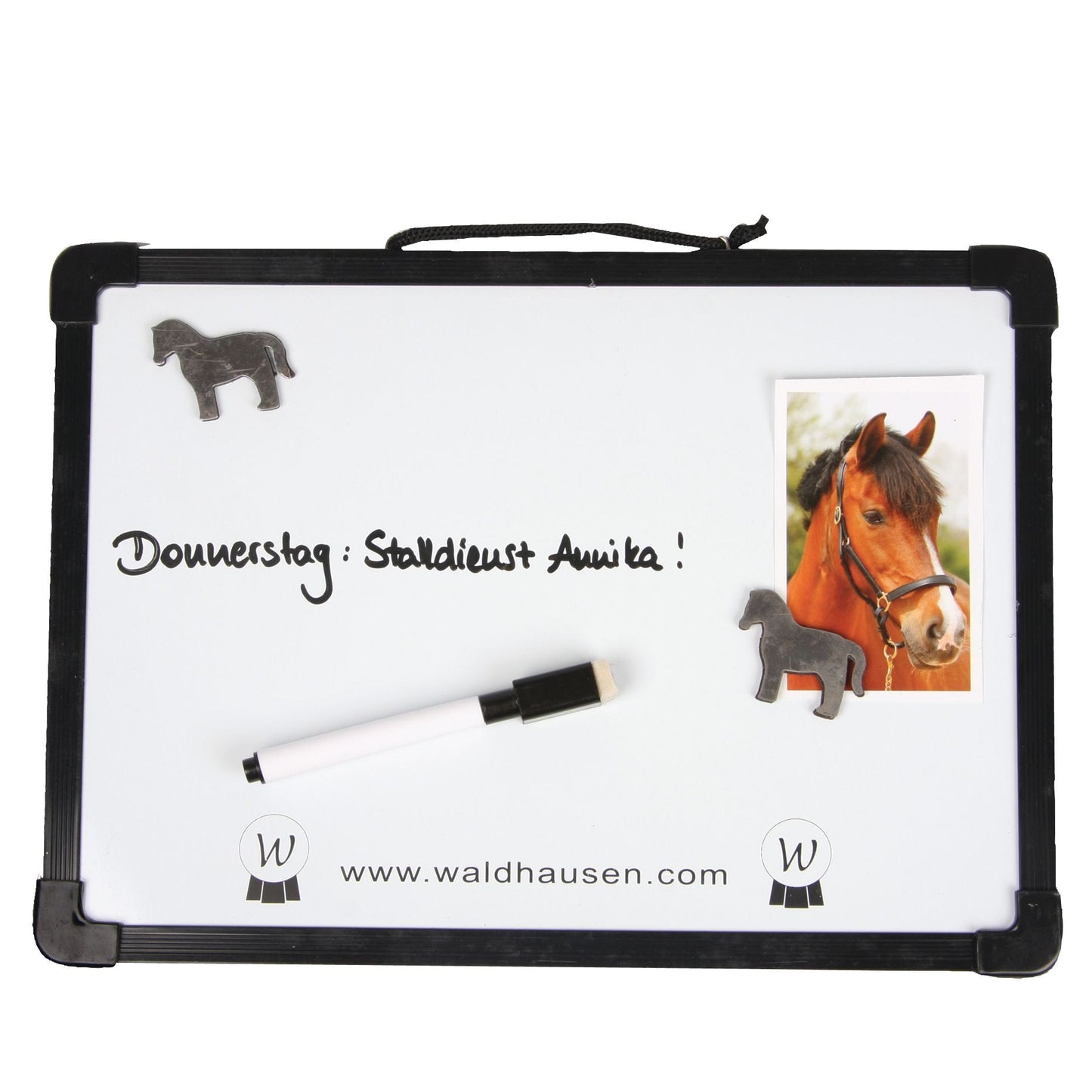 Waldhausen Magnetic Stable Board with Pen Wipeable Message Display