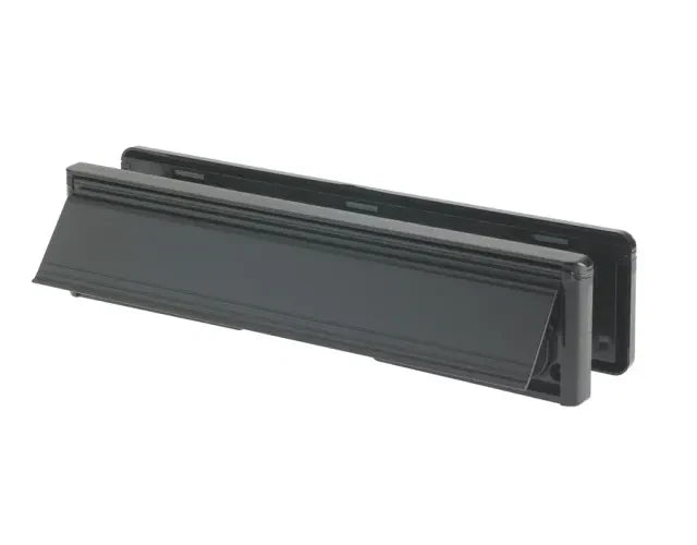 Yale Black Letter Plate 300mm Weather Seal Draught Excluder for Doors