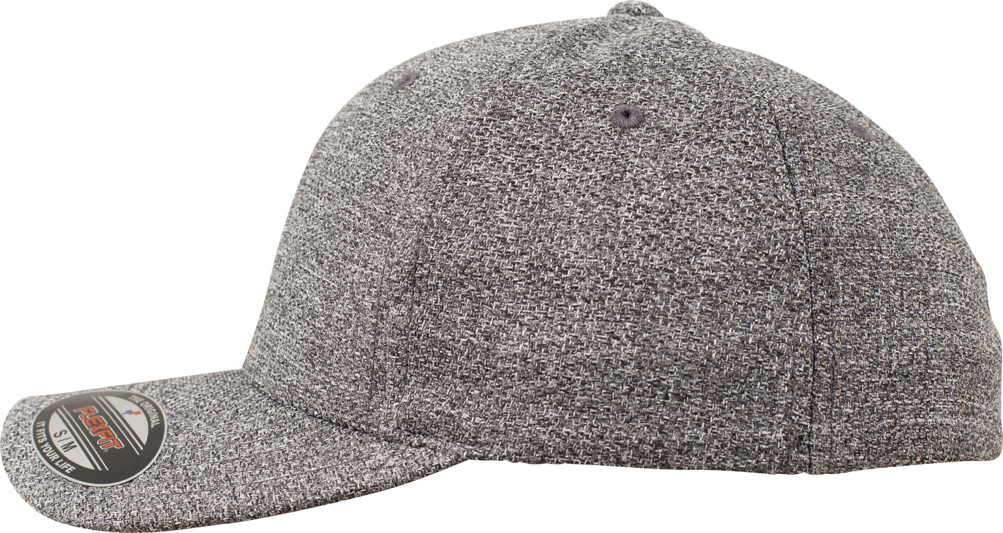 Flexfit Melange Cap by Yupoong Casual Woven Fabric Adjustable S/M L/XL