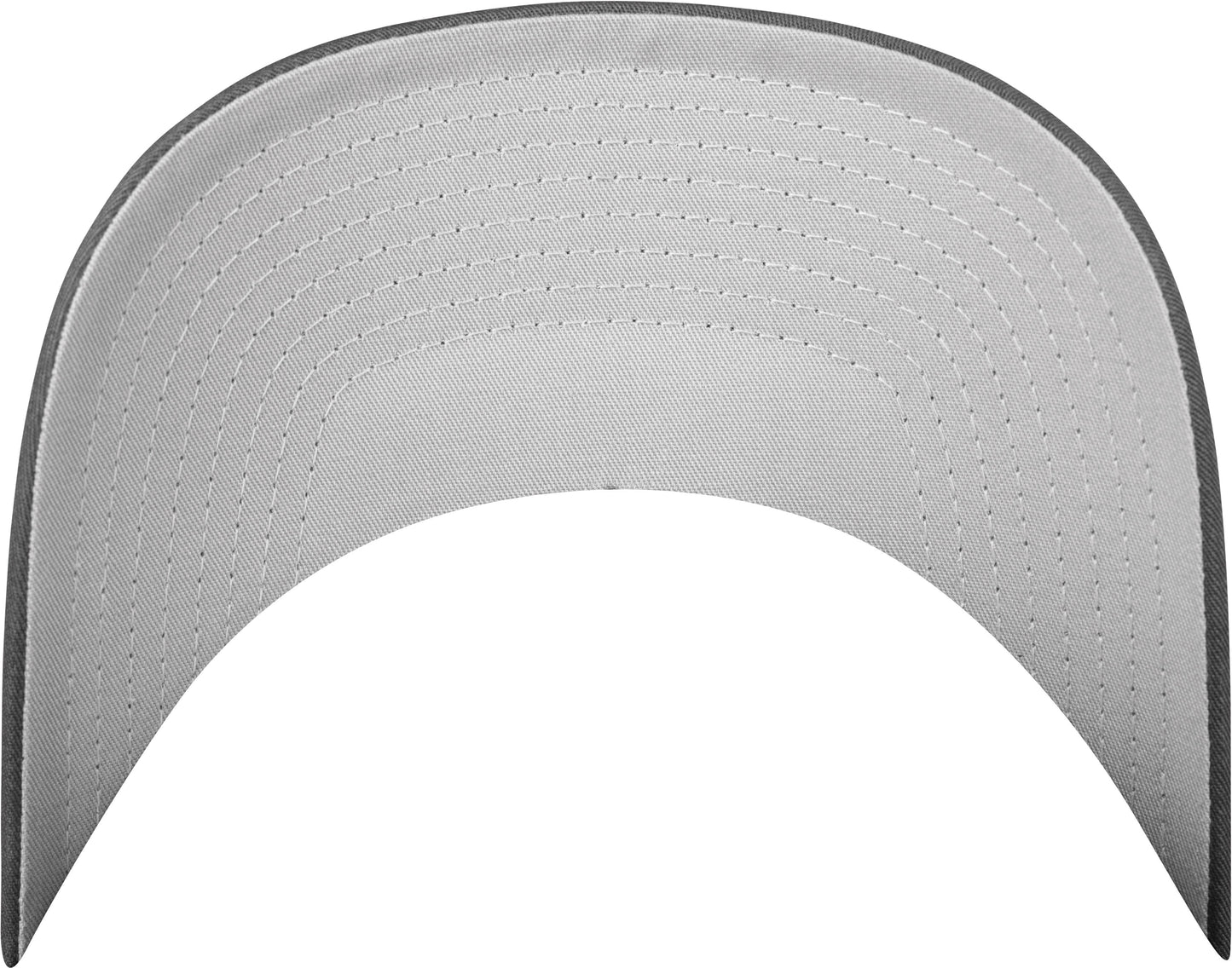 Flexfit By Yupoong Mesh Trucker Cap Coloured Front White Canvas Curved Brim