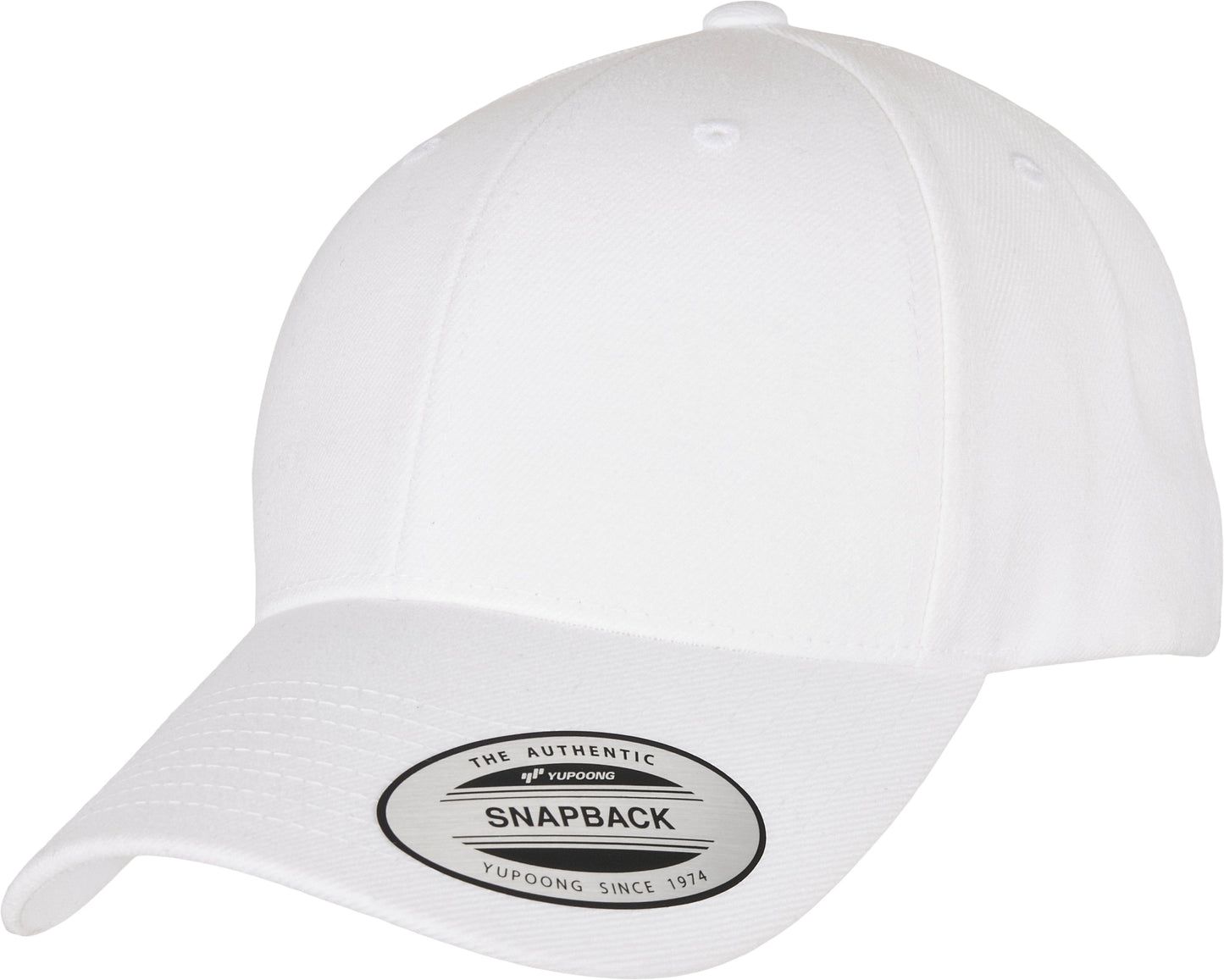 Flexfit Yupoong Premium Curved Visor Snapback Cap 6789M One Size Black