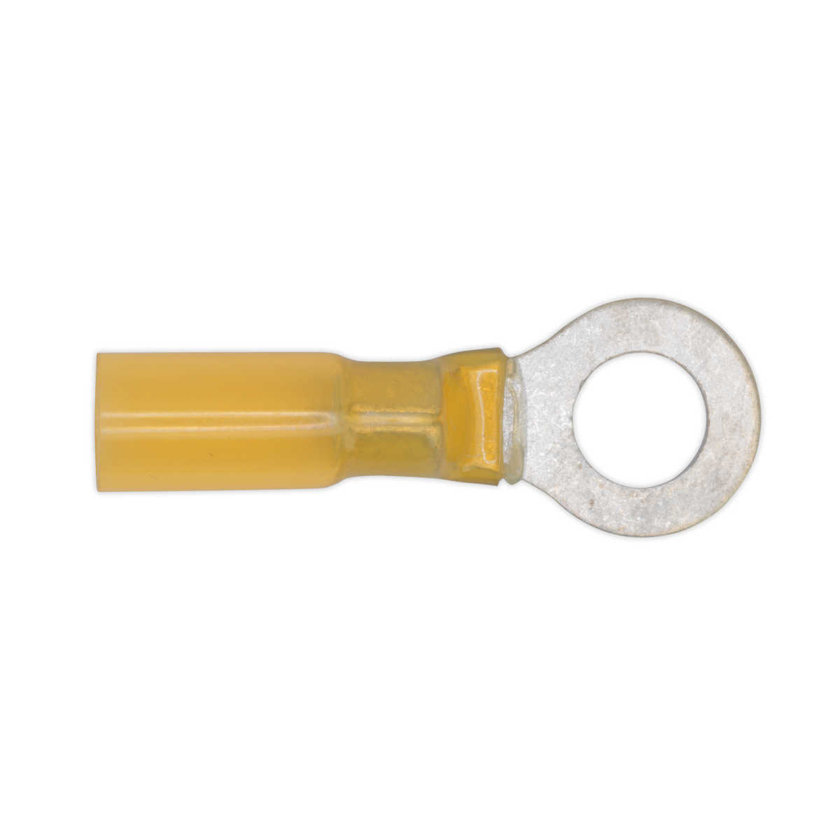 Sealey Yellow Heat Shrink Ring Terminal 8.4mm Pack of 25 for 12-10 AWG