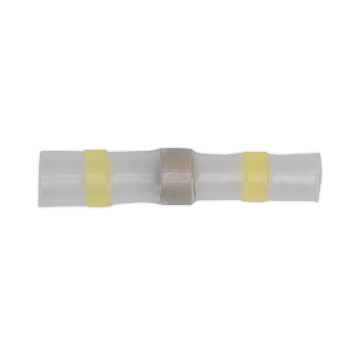 Sealey Heat Shrink Butt Connector Solder Terminal 12-10 AWG Yellow 25 Pack