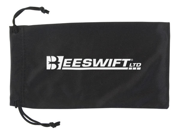Beeswift Black Microfibre Spectacle Pouch for Glasses and Sunglasses Storage