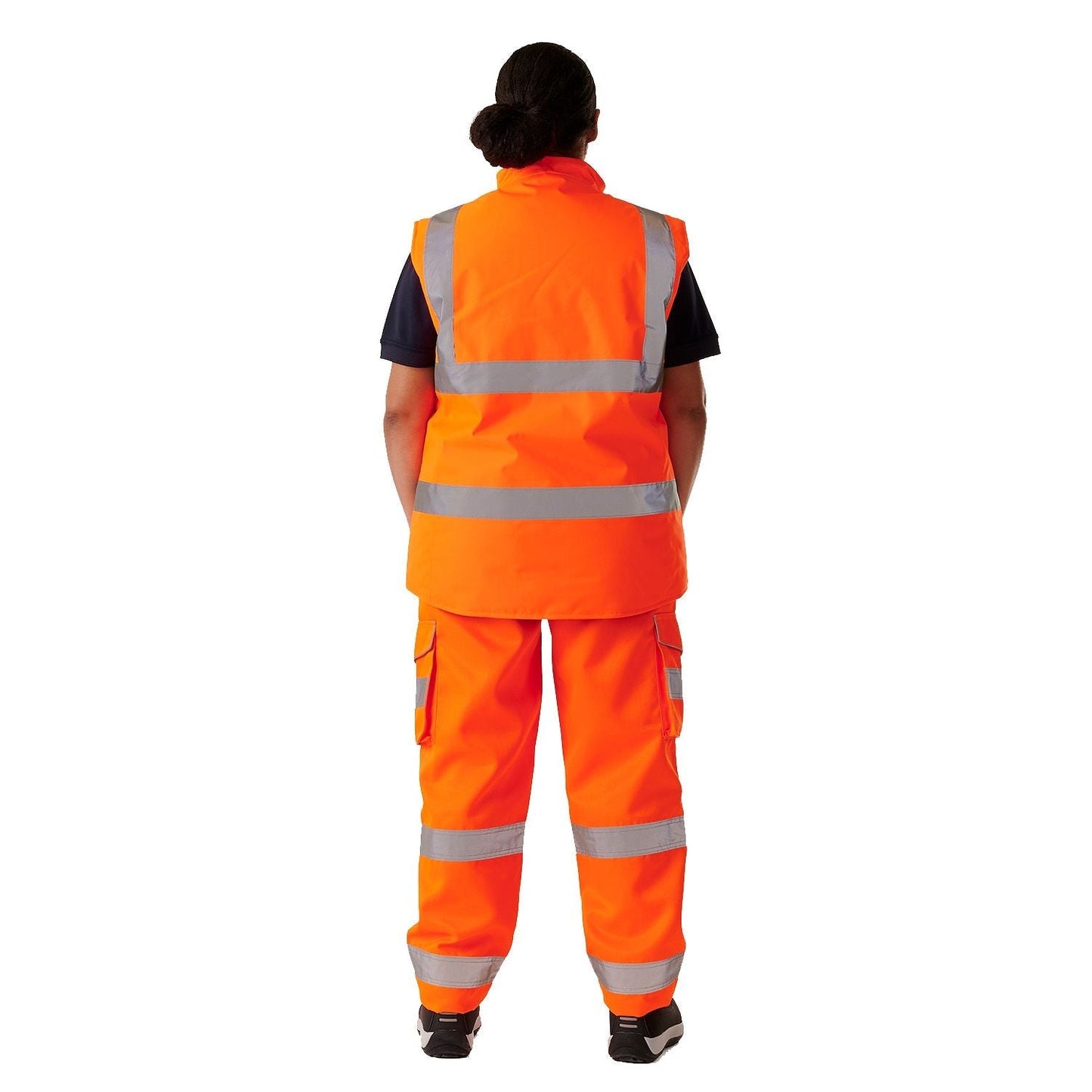 Supertouch Ladies Hi Vis Orange Anjali Body Warmer Fleece Lined 2 Pockets
