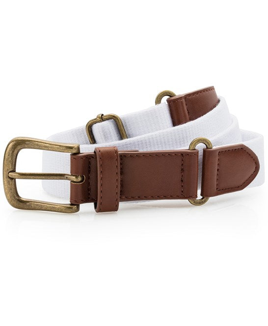 Asquith & Fox Faux Leather Canvas Belt Adjustable 95-125cm WRAP Certified