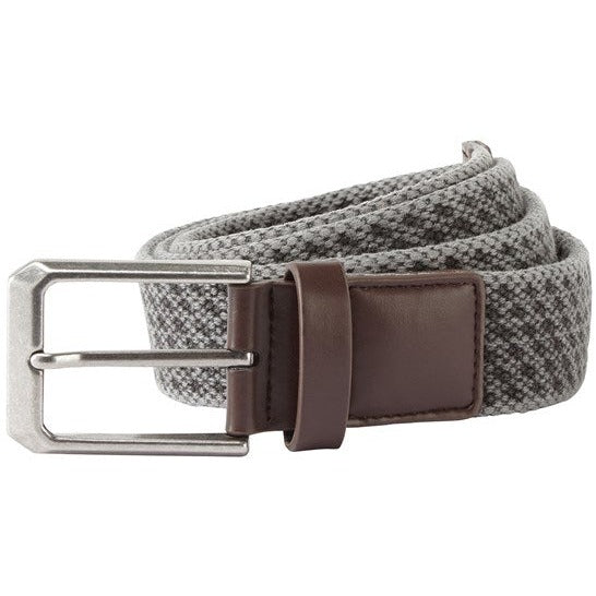 Asquith & Fox Men's Vintage Wash Canvas Belt with Faux Leather Detailing