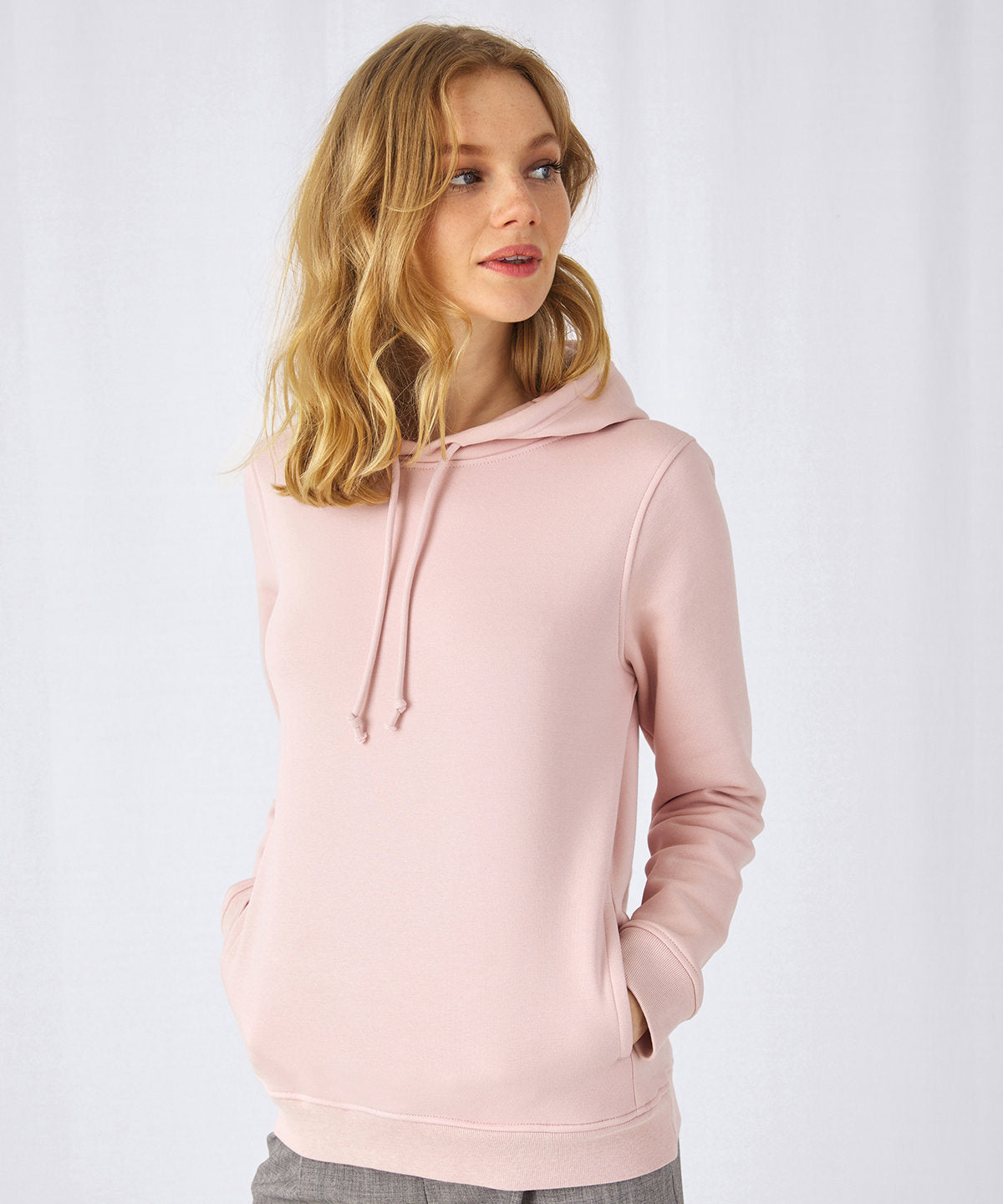 B&C Collection Inspire Organic Hooded Sweatshirt for Women - Trendy & Soft