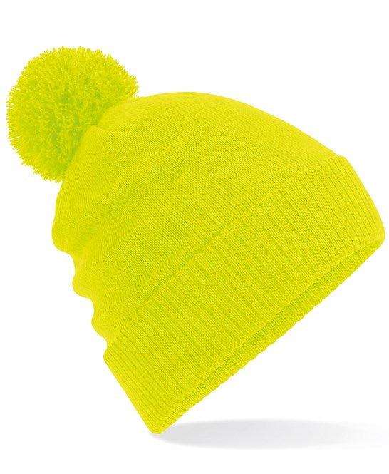 Beechfield Thermal Snowstar Beanie with Microfleece Lining and Pom Pom