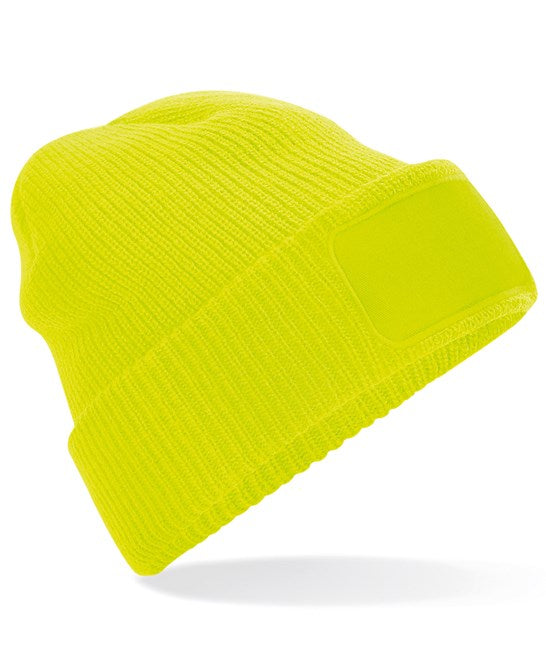 Beechfield Thinsulate Beanie Double Layer Knit with Custom Cotton Patch
