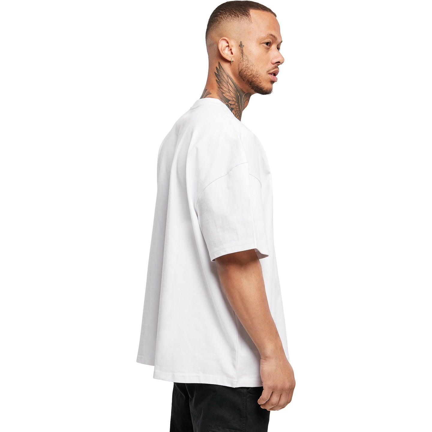 Build Your Brand Oversized Heavy Cotton Tee for Men - Customizable Fit