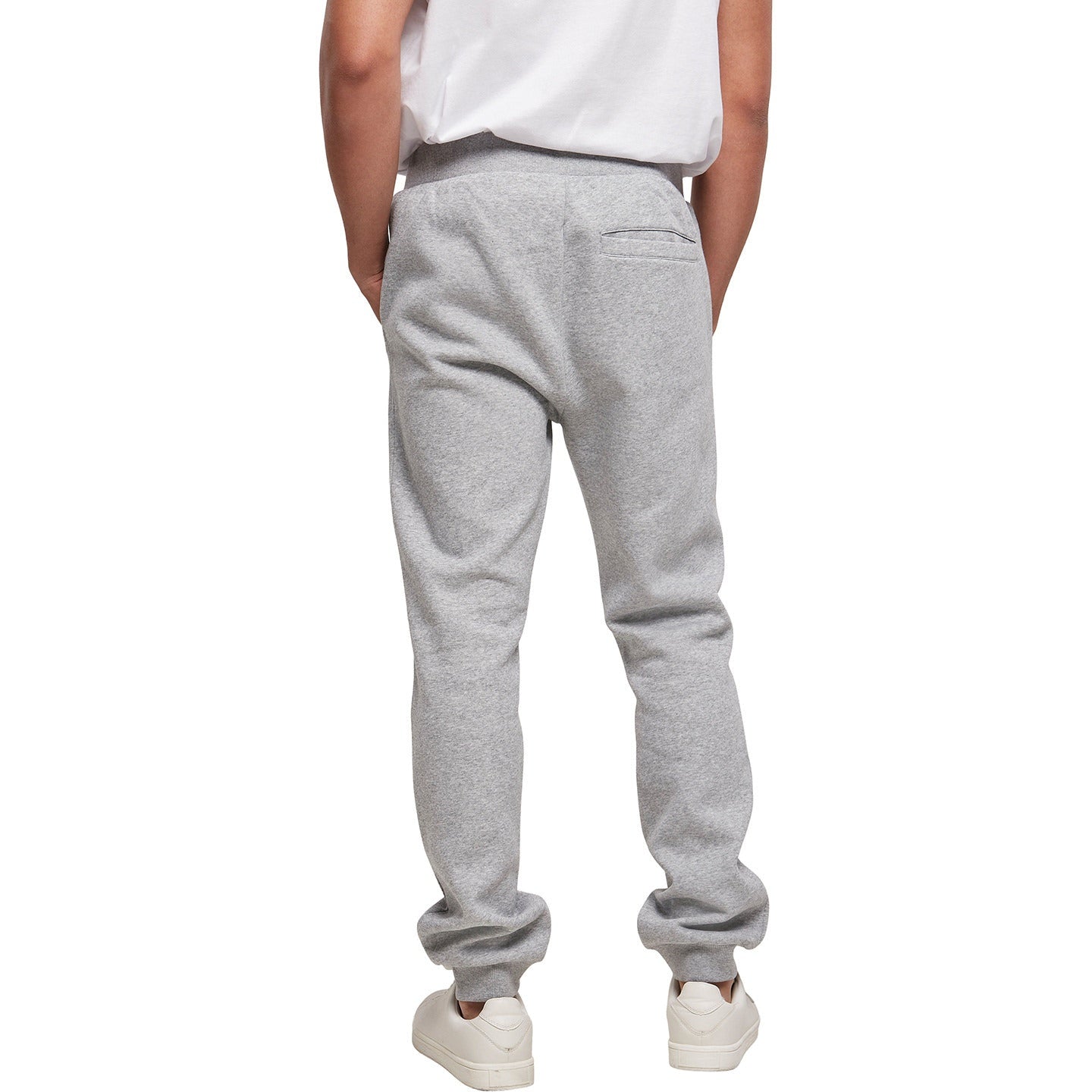 Build Your Brand Organic Cotton Sweatpants with Pockets and Drawstring Waist