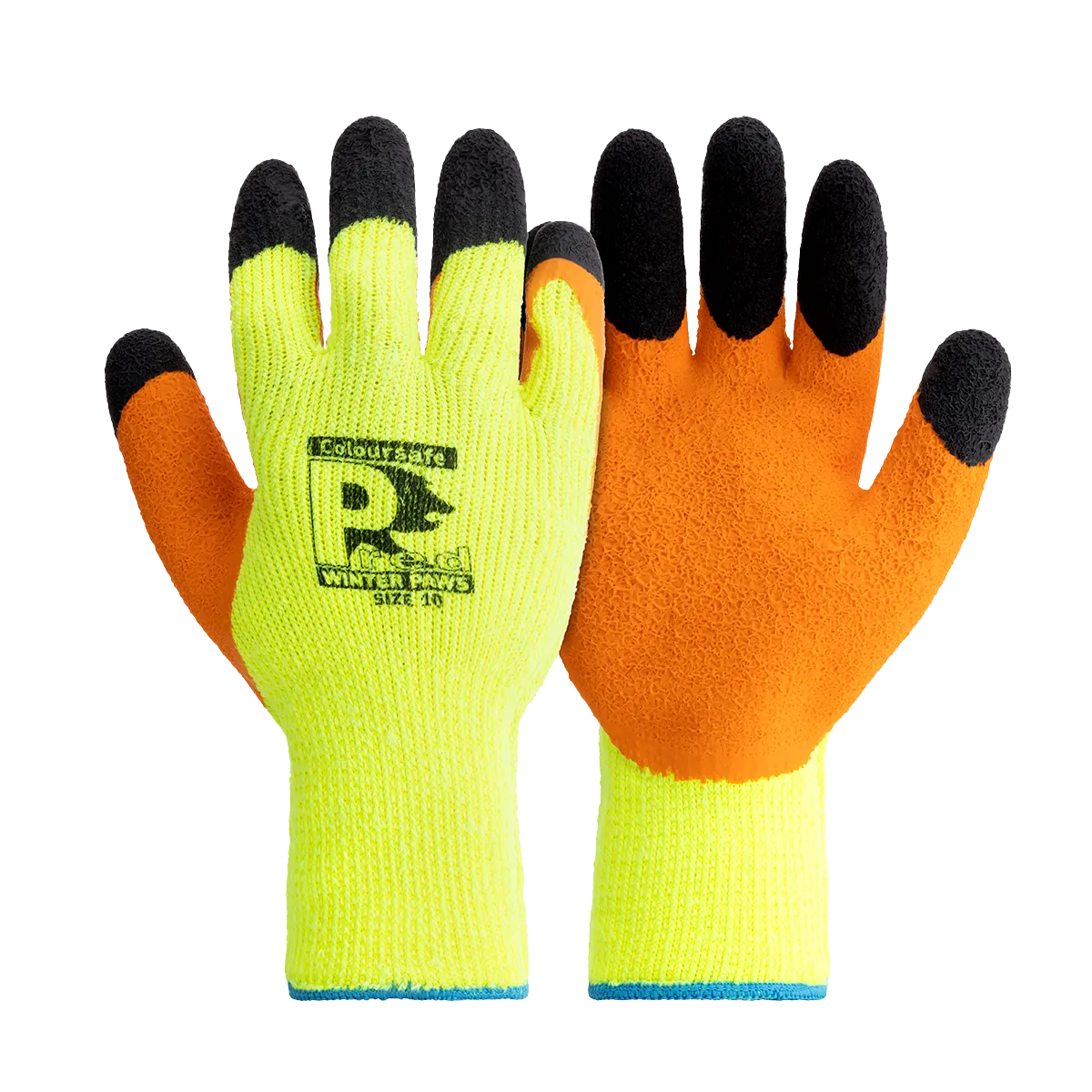 Predator Winter Paws Thermal Gloves with Crinkle Latex Coating Sizes 8-11