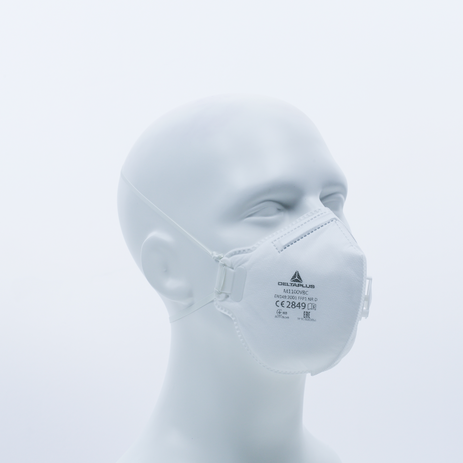 Delta Plus M1100V P1 Disposable Respiratory Mask with Valve - Box of 10