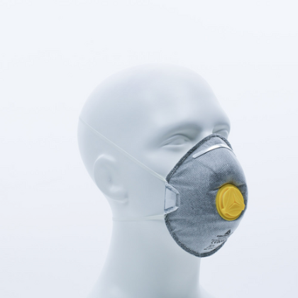 Delta Plus M1200VW Disposable Mask with Charcoal Filtration and Valve - P2