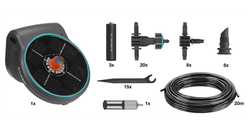 Gardena AquaBloom Set Automatic Plant Watering System for 20 Plants