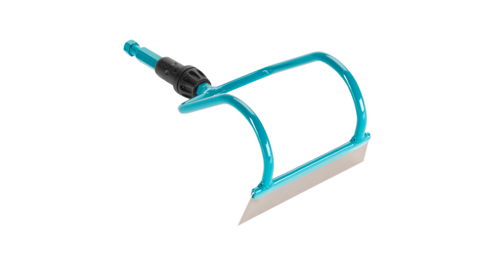 Gardena CombiSystem Draw Hoe 12cm Stainless Steel Blade for Weeding & Soil Care