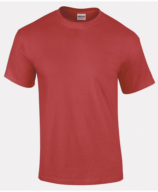 Gildan Ultra Cotton Adult T-Shirt Heather Cardinal 100% Cotton Classic Fit