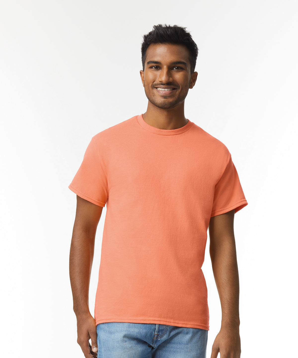 Gildan Ultra Cotton Adult T-Shirt Tangerine 100% Cotton Classic Fit S-2XL